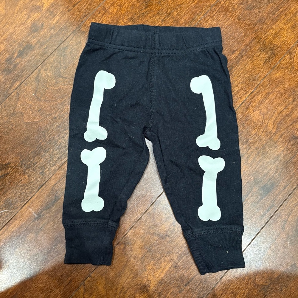 Baby Halloween Skeleton Leggings